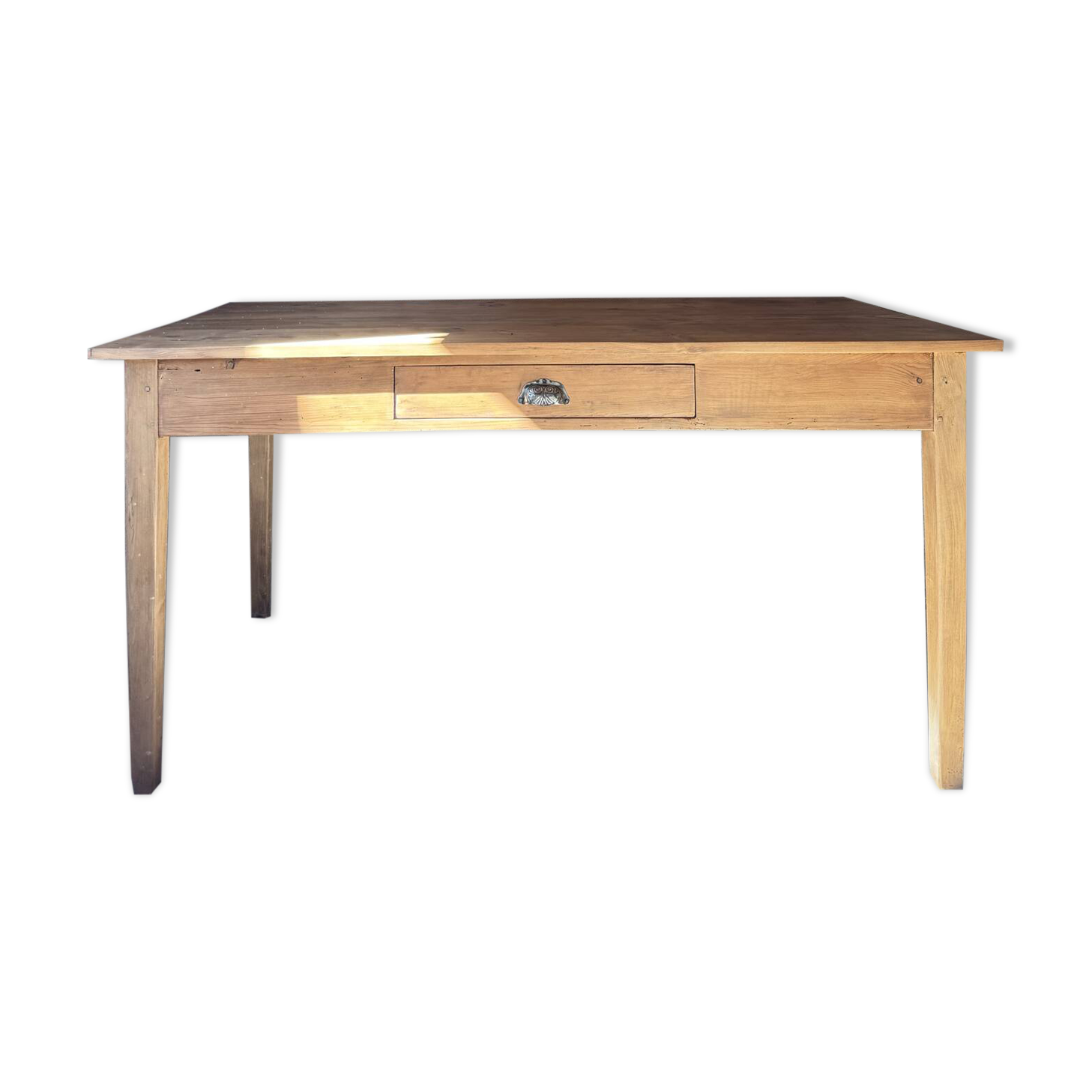 Old solid wood table