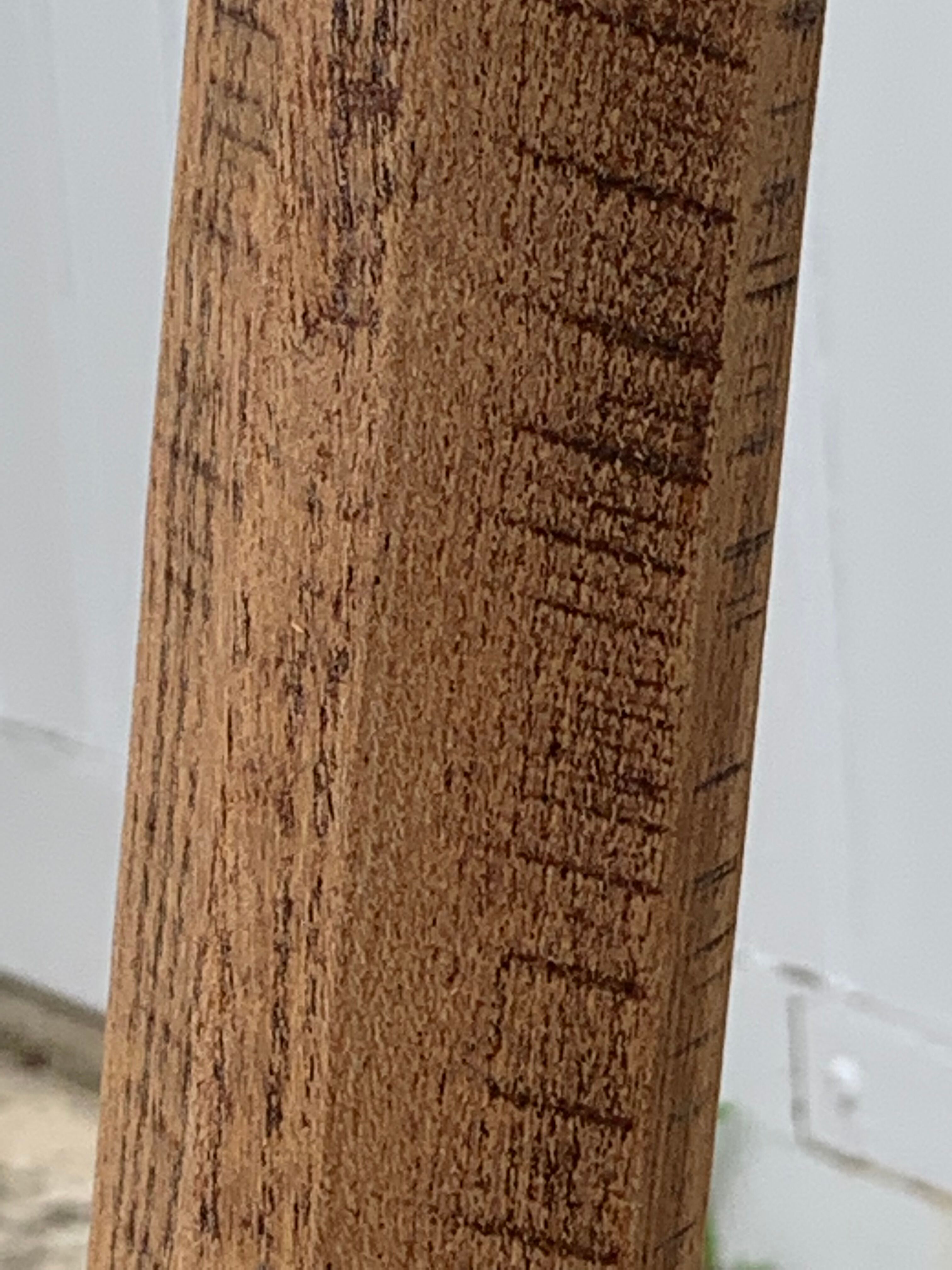 Brutalist table wood raw