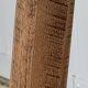 Brutalist table wood raw