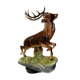 Ceramic stag hubert bequet
