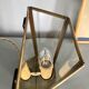 Brass wall lamp, mirror 50s