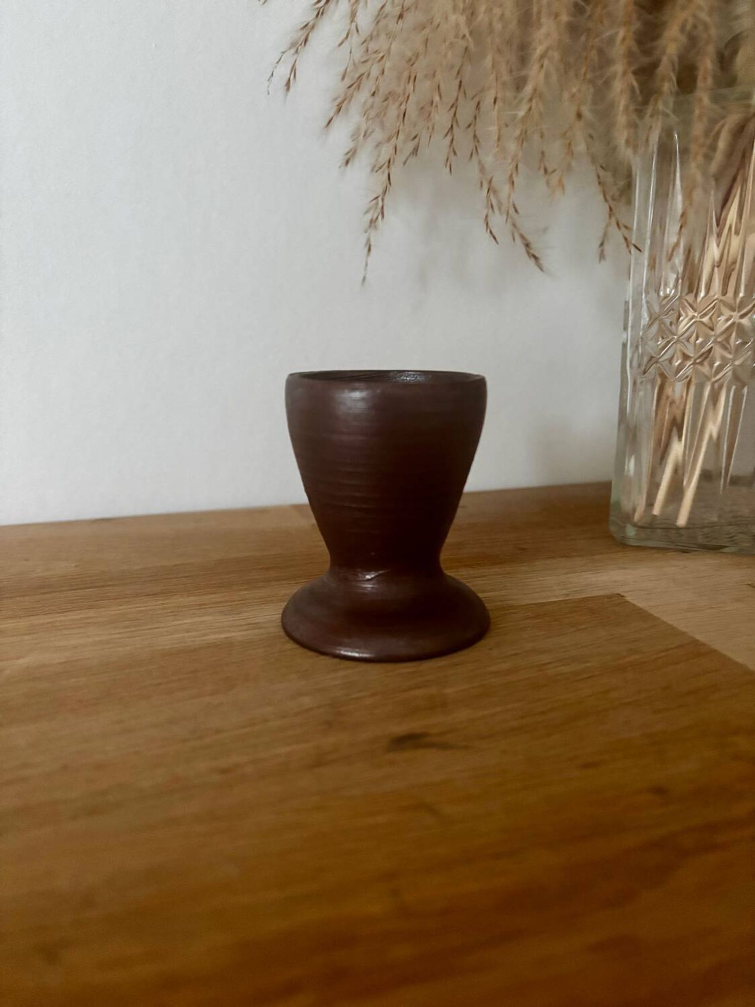 Coquetier en grès poterie Turgis calvados