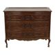 Commode en chêne massif antique France 19e siècle