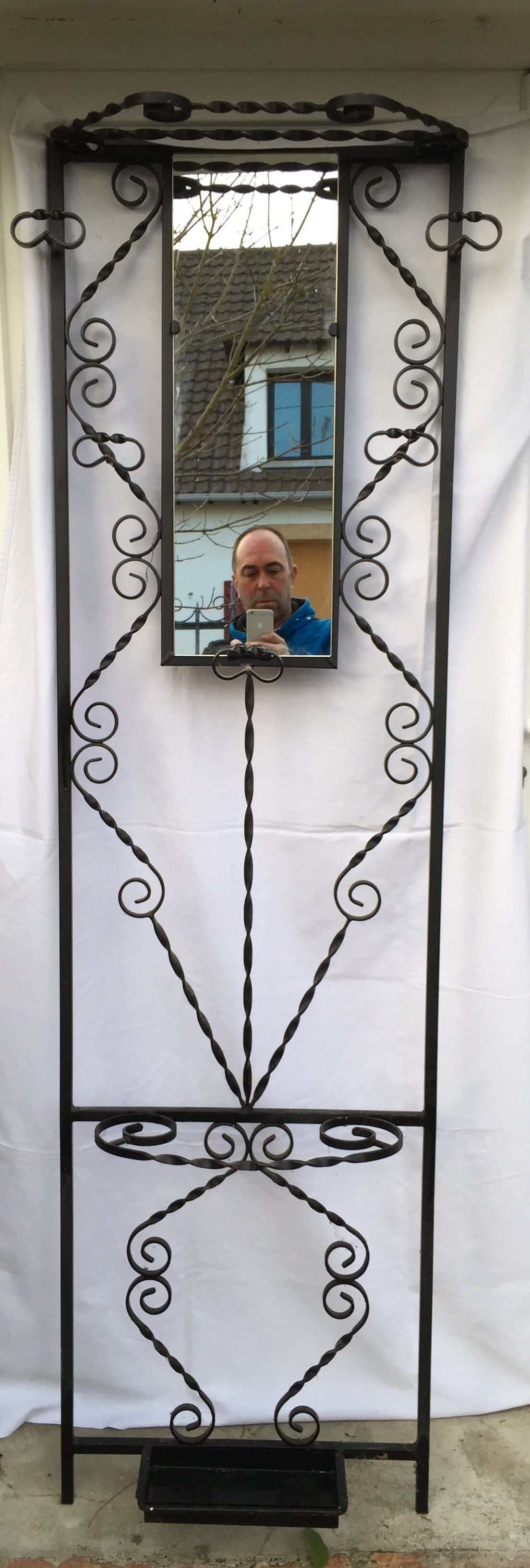 Changing room coat rack