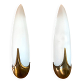 Paire d’appliques sconces vintage Idearte Espagne Vintage 1980