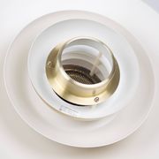 Danish vintage pendant lamp Verona by Kurt Wiborg, Jeka, 1980s