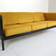 Mid-Century Modern Sofa in Yellow Velvet by Johannes Andersen, 1960s, Denmark