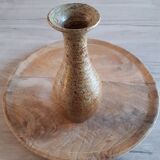 Pyrite stoneware vase