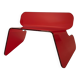 Red plexiglass chair, France 1970s