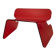 Red plexiglass chair, France 1970s