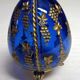 Oeuf verre style Fabergé Saint Petersburg