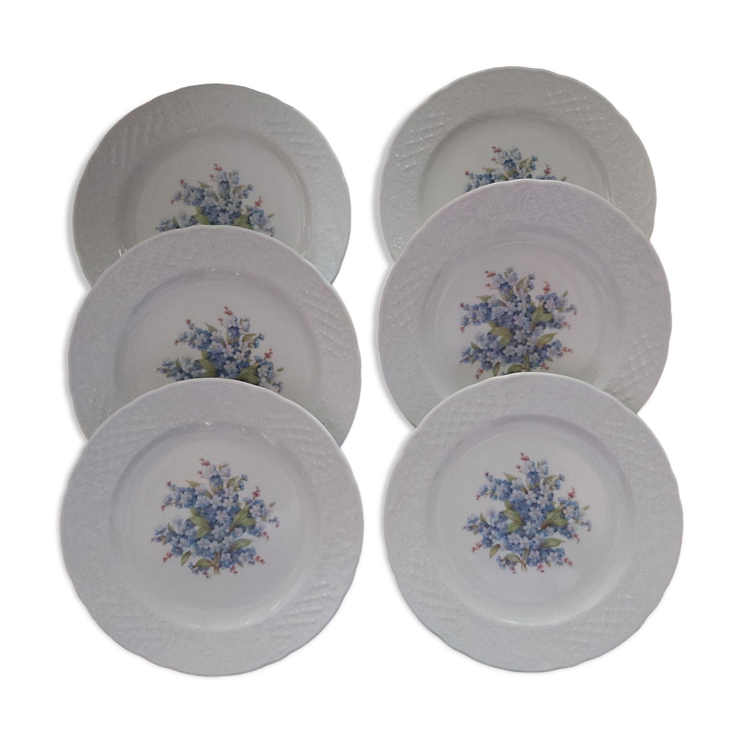 Set of 6 dessert plates Bavaria Schumann Arzberg