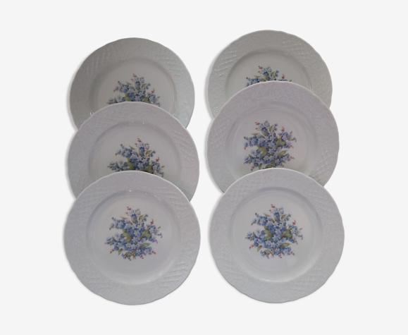 Lot de 6 assiettes à dessert Bavaria Schumann Arzberg