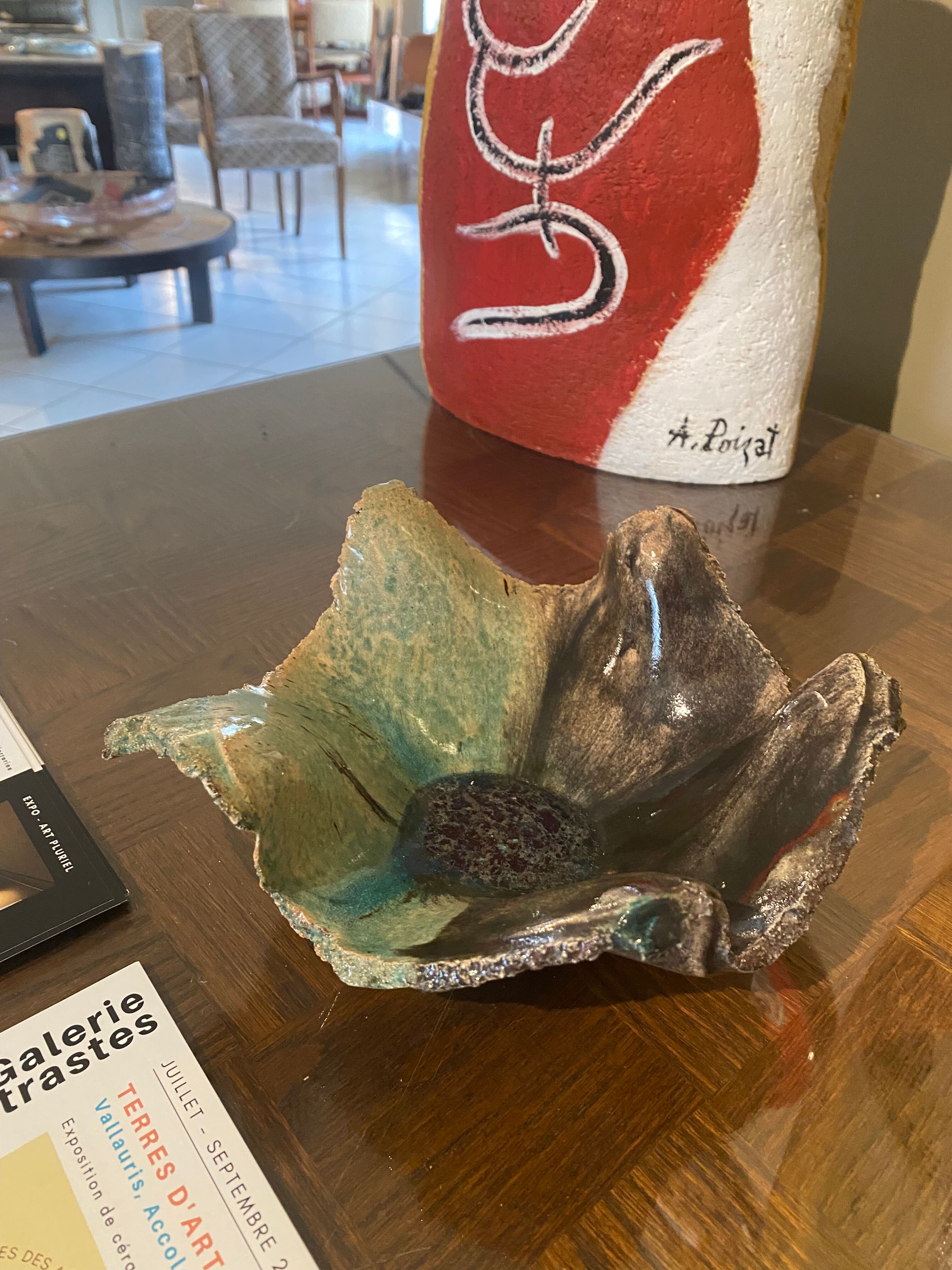 Raku cup 1980s