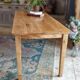 Table de ferme 200 x 80 chêne clair