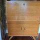 Secrétaire bureau vintage bois
