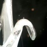 Murano splash vase with golden sequins