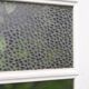 Door vintage translucent glazing