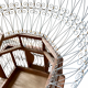 Large vintage Tunisian handmade birdcage