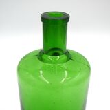 Green glass bottle