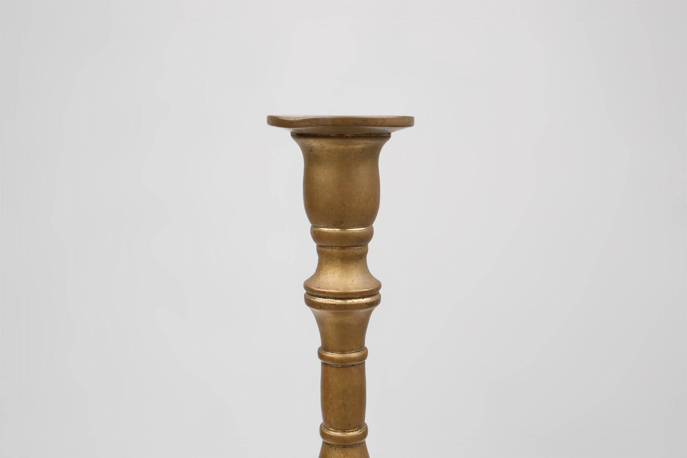 Antique French Candlestick in Bronze, 1890s