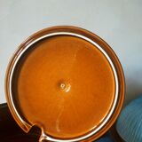 Earthenware casserole by Boch walnut model