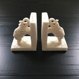 Pair of elephant bookends