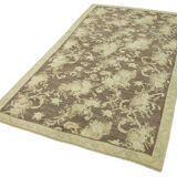 1970s Handwoven One-of-a-Kind Anatolian Beige Rug 133 cm x 245 cm