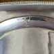 Silver-plated metal plate, Gallia model, Christofle