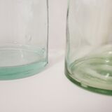 Lot de 2 bocaux en verre