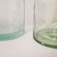 Lot of 2 glass jars
