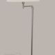 Brushed aluminium designer floor lamp - 90s modernist style