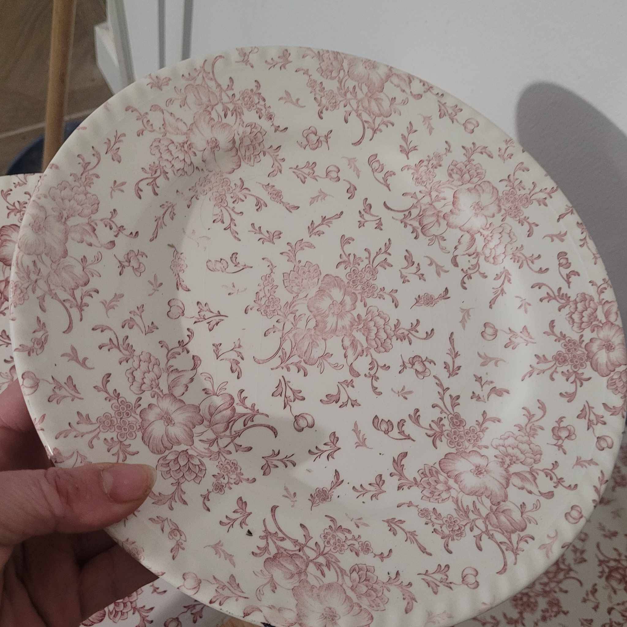 16 assiette Lunéville Englishstyle