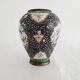 Small copper vase enamelled Persian decoration, circa 1940