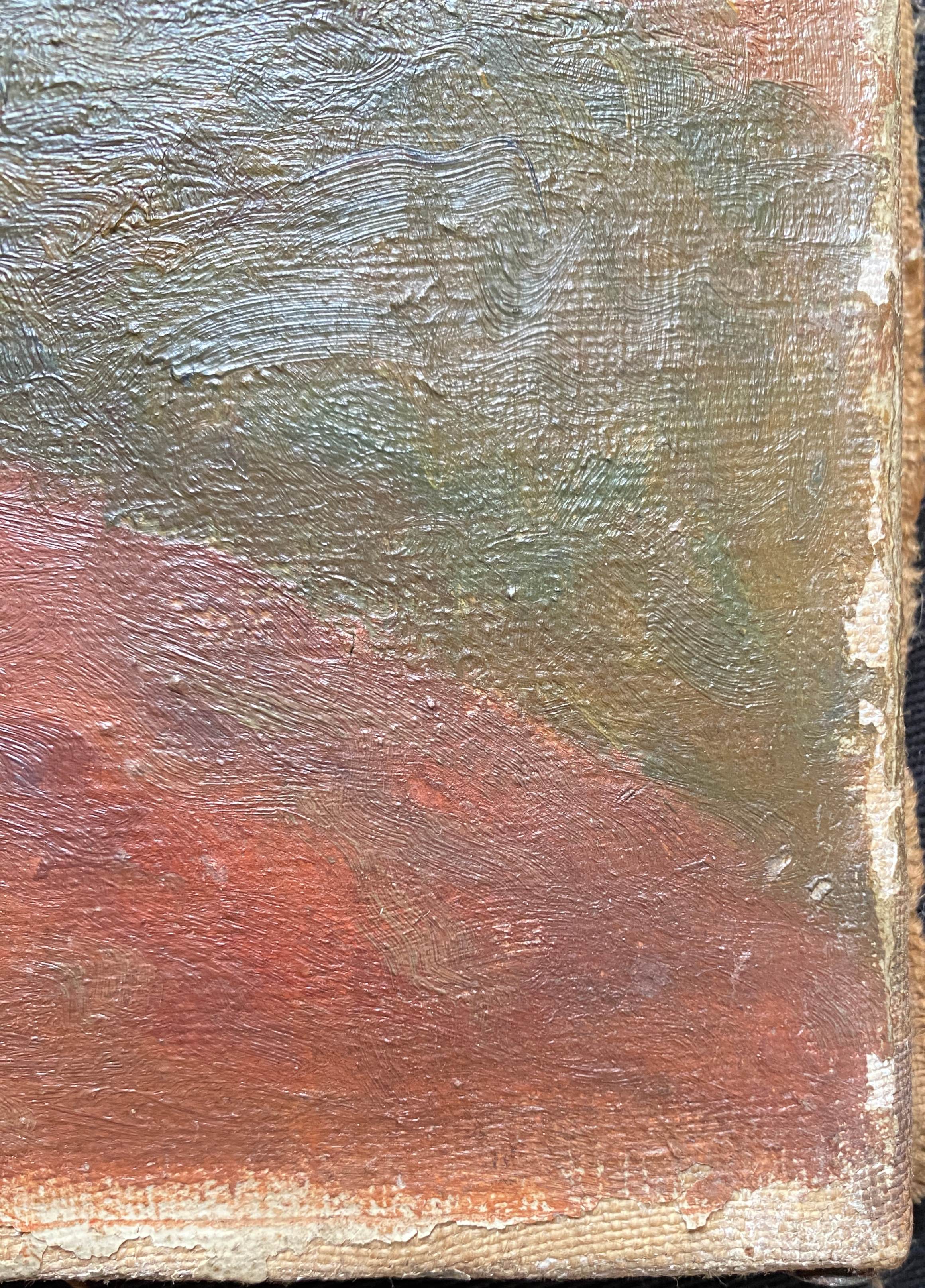 Table HST "Landscape at sunset with haystacks"