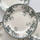 4 dessert plates ironstone "Liserons" Choisy le Roi