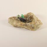 Rough onyx carved vide poche, 1970