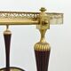 Hollywood Regency Sideboard in Brass and Mahogany 1940s