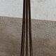 Antique wrought iron candle holder