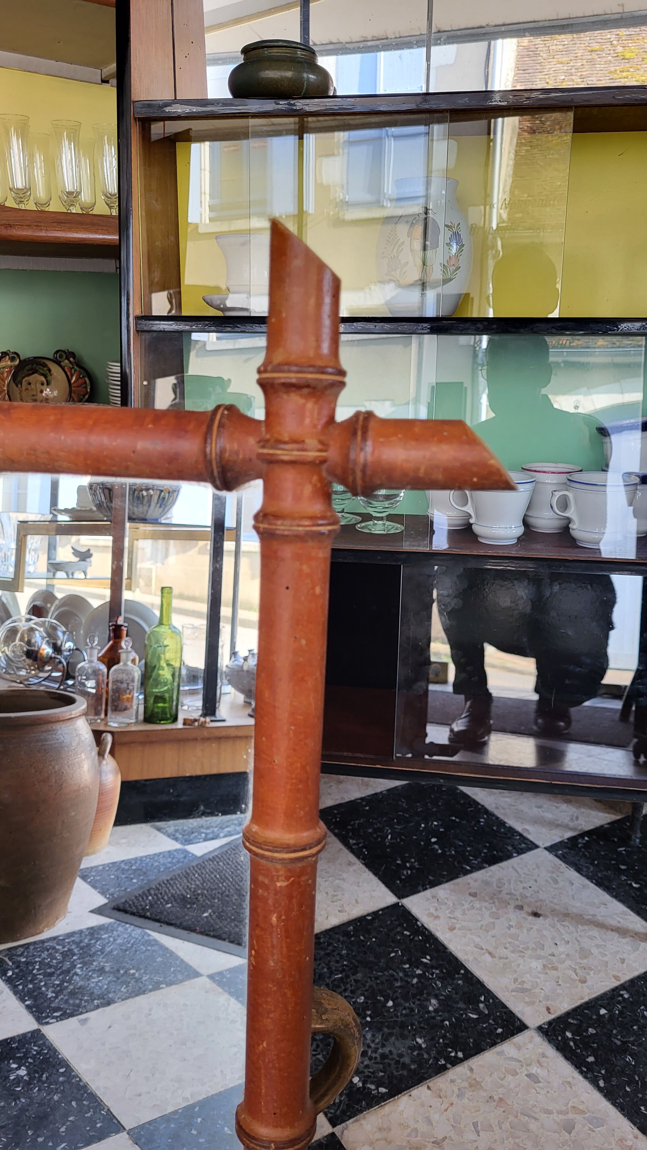 Miroir 58*80 cm en bois façon bambou 1900