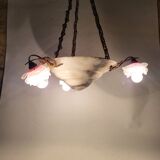 Art deco marble pendant chandelier