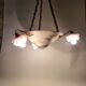 Art deco marble pendant chandelier