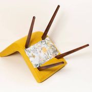 Mustard wool chair from the mid-century, Rajmund Halas, Europe, 1960s.