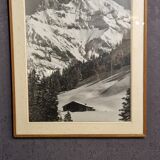 Vintage mountain photo