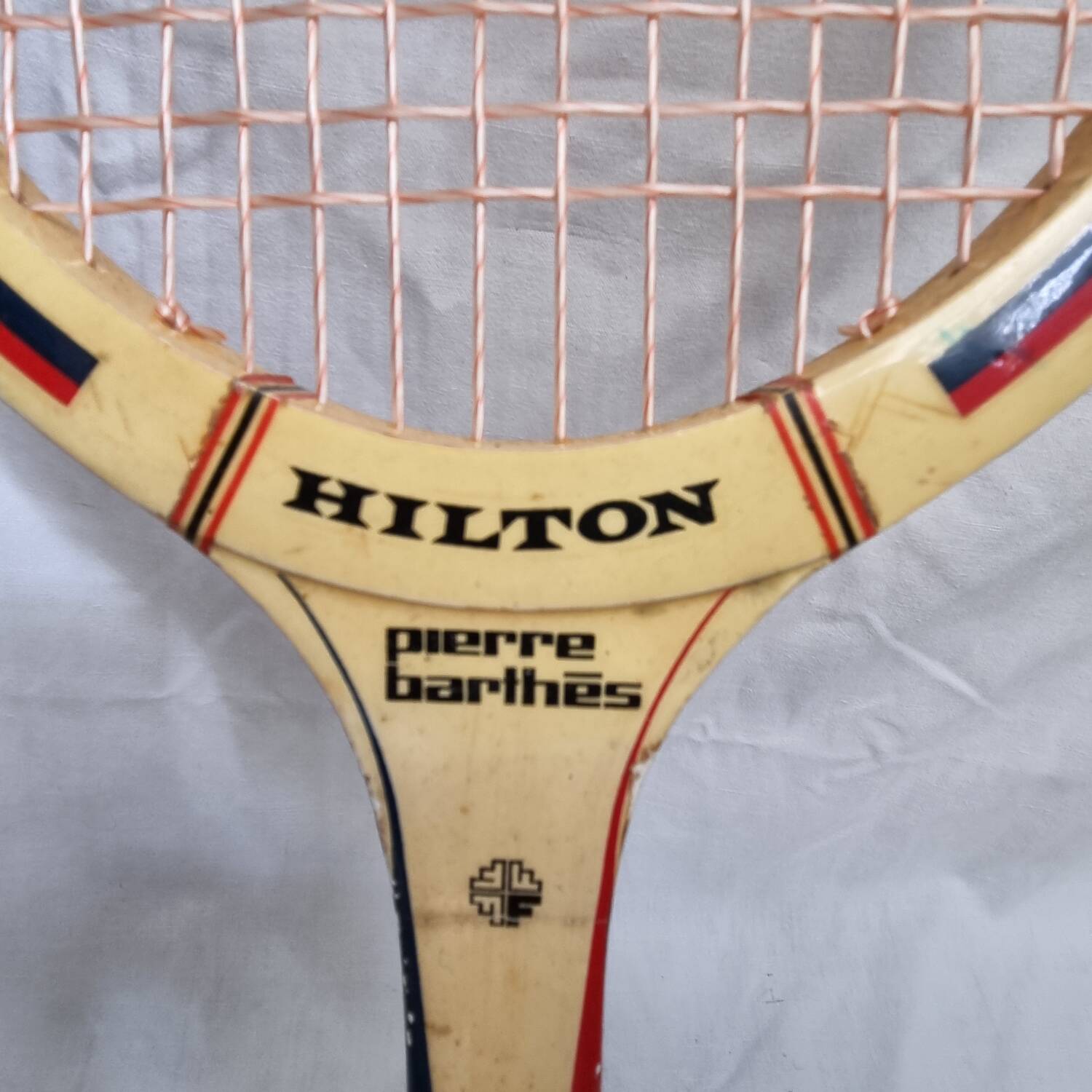 Vintage Hilton Pierre Barthes tennis racket
