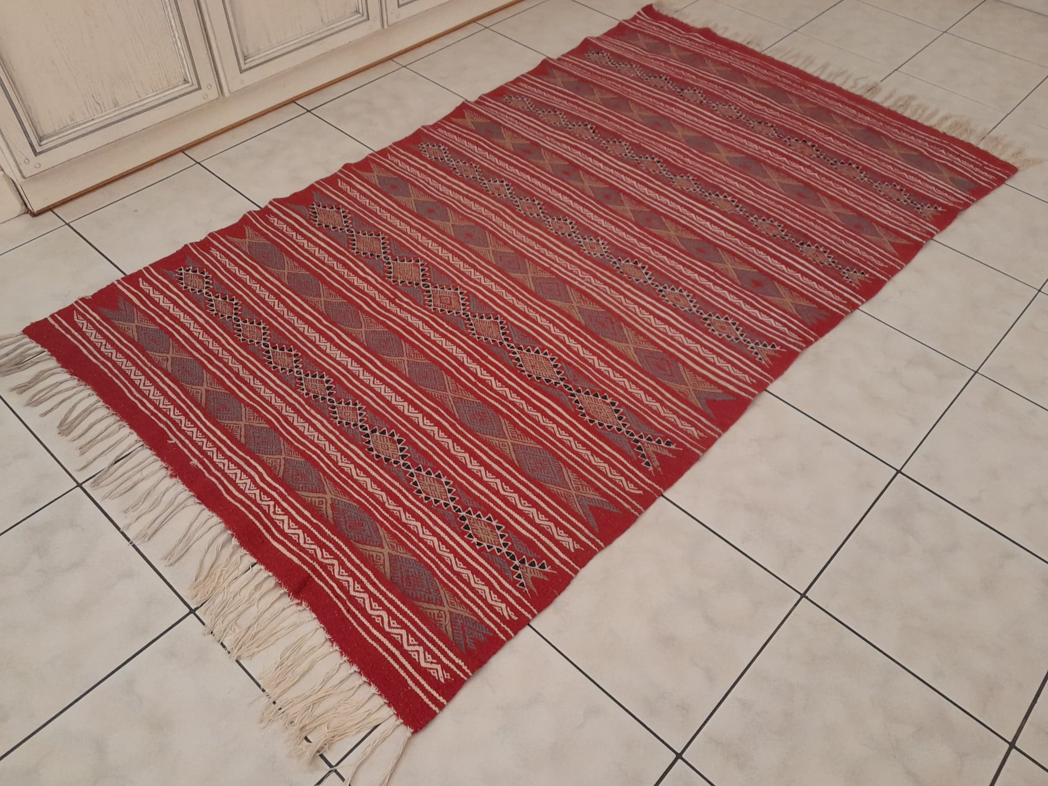 Kilim Merghoum handmade 203x114cm carpet