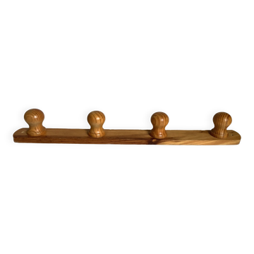 Wooden coat rack