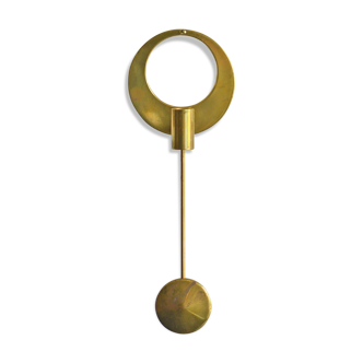 Arthur Pe wall sconces solid brass circa 1960