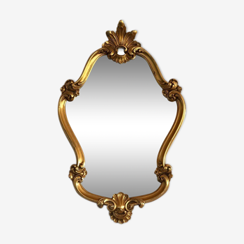 Miroir cadre doré style baroque vintage 60x39cm
