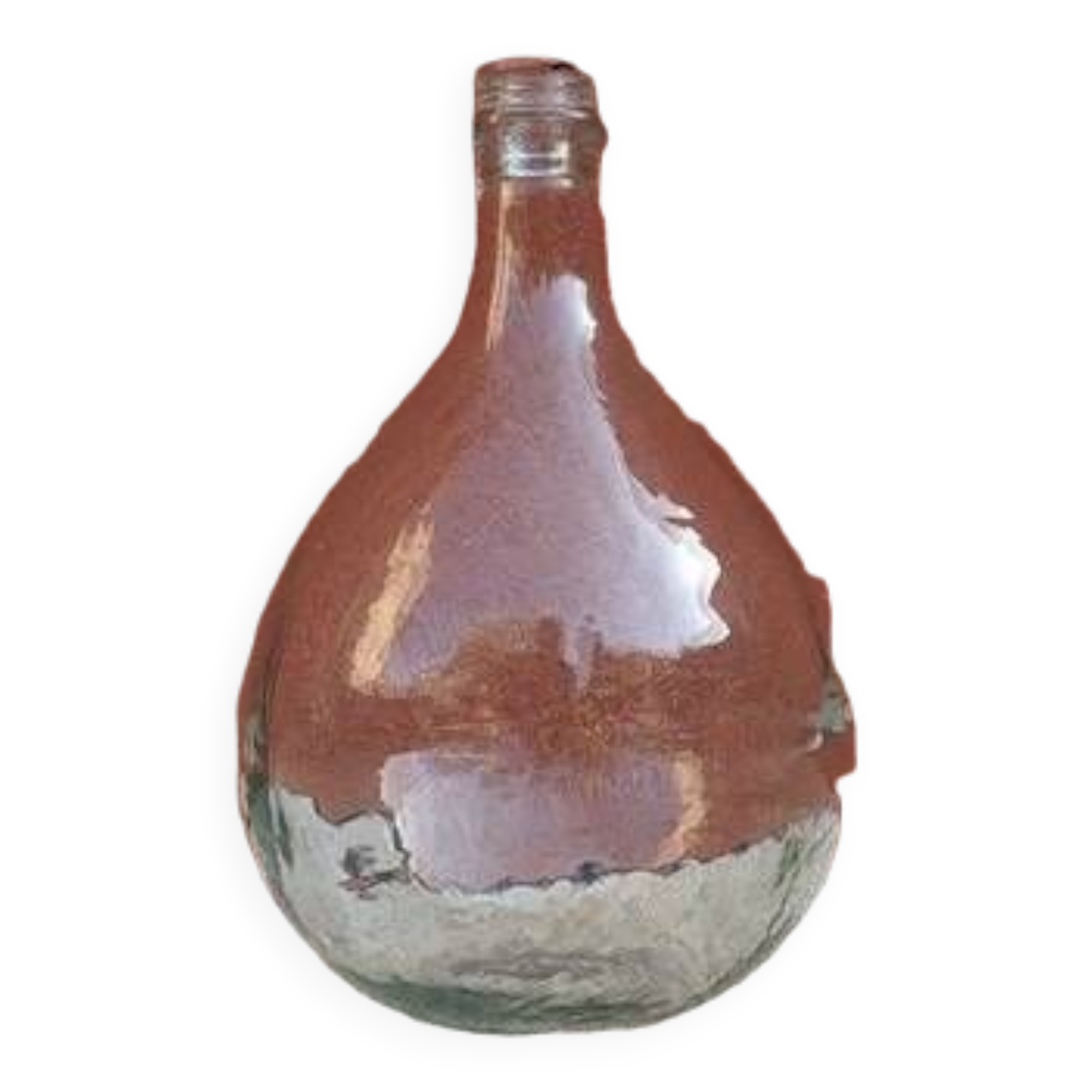 Transparent demijohn 2 liters